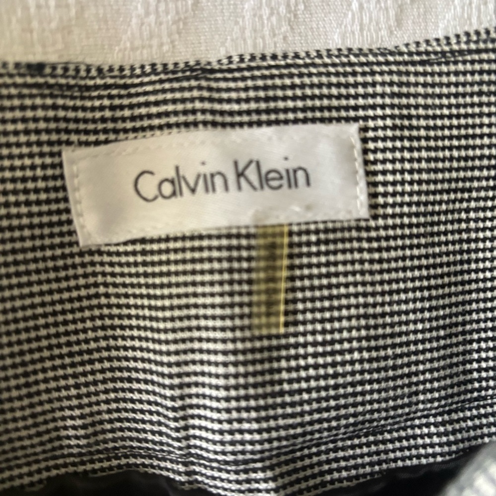 Calvin Klein Monochrome Checkered Design